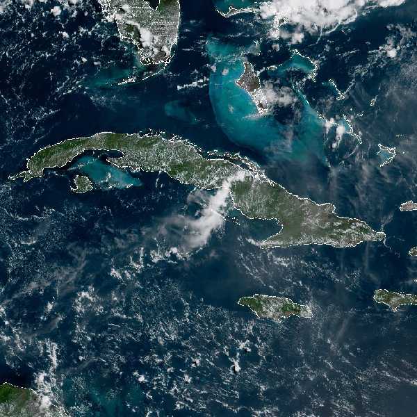 météo tropicale : Image satellite .