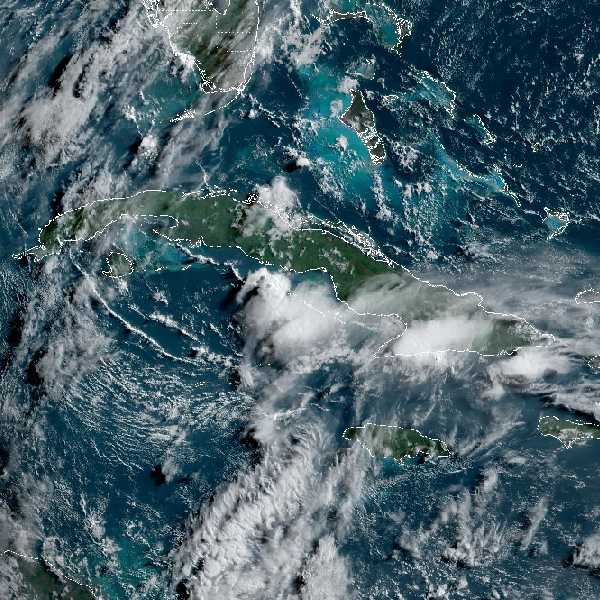 météo tropicale : Image satellite .