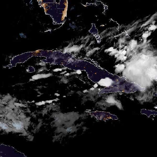 météo tropicale : Image satellite .