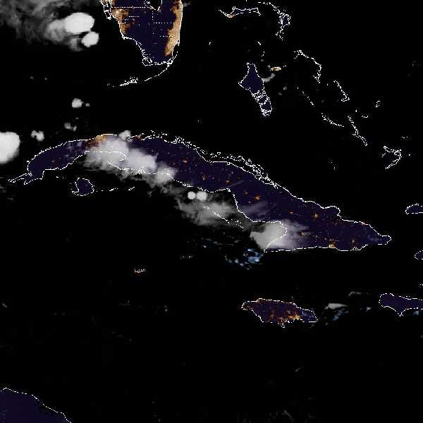 météo tropicale : Image satellite .