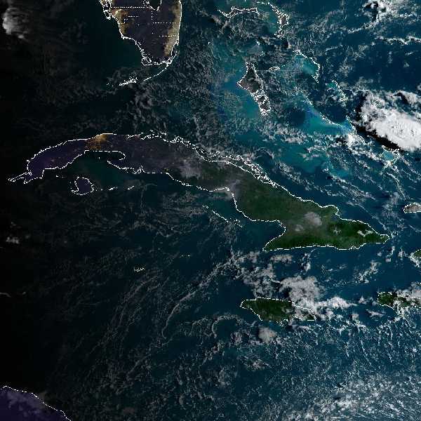 météo tropicale : Image satellite .