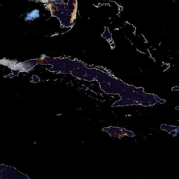 météo tropicale : Image satellite .