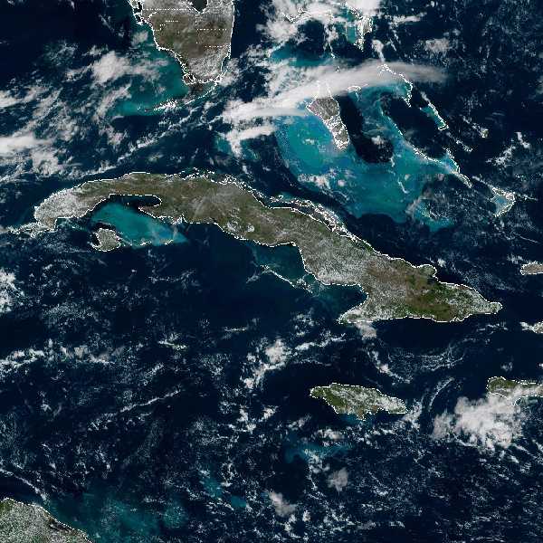 météo tropicale : Image satellite .