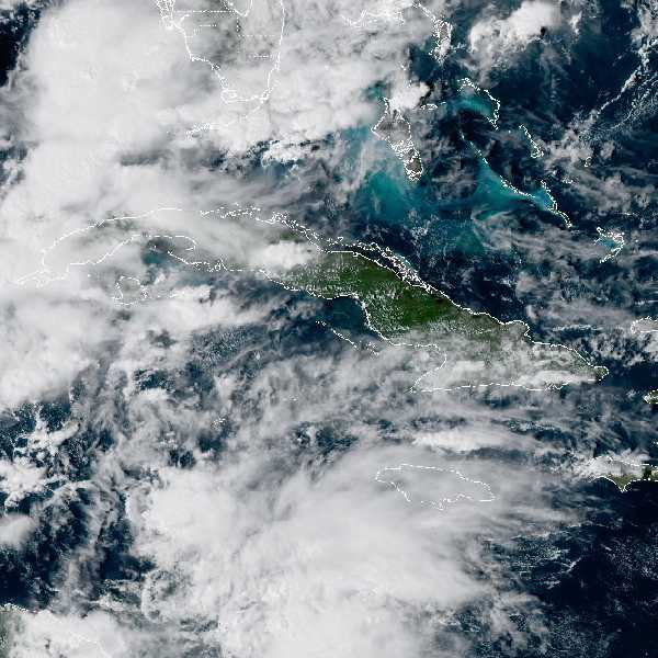 météo tropicale : Image satellite .
