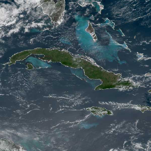 météo tropicale : Image satellite .