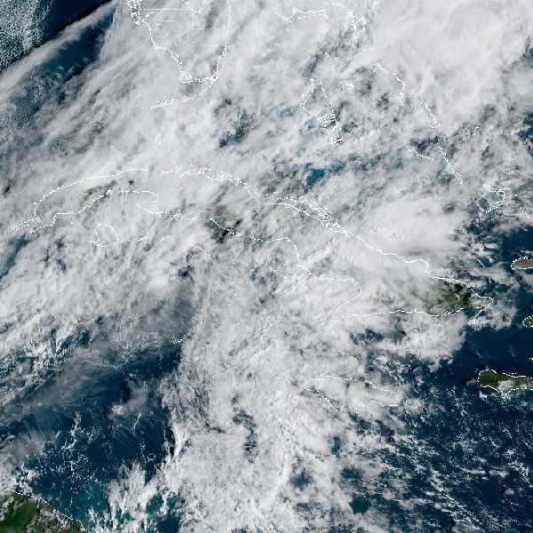 météo tropicale : Image satellite .
