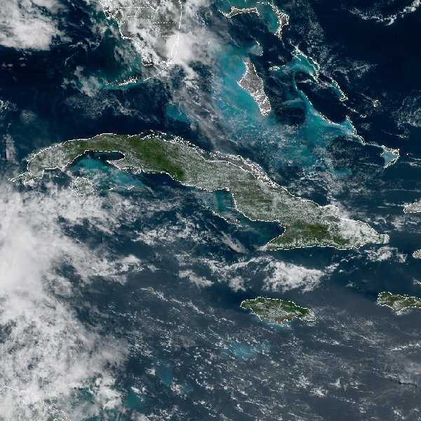 météo tropicale : Image satellite .