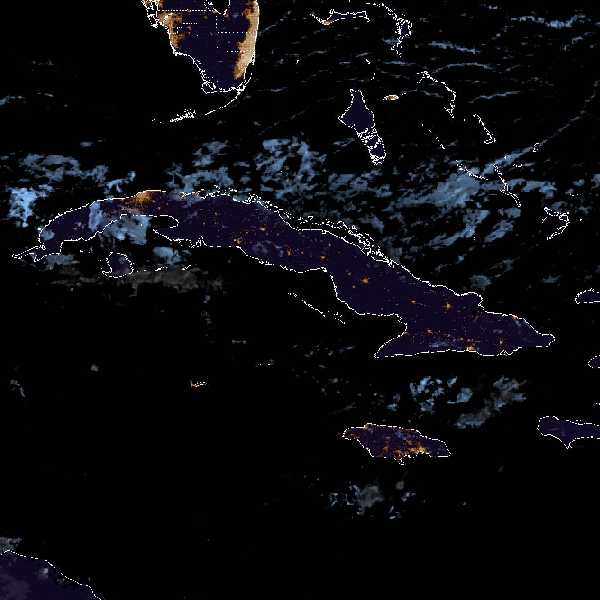 météo tropicale : Image satellite .