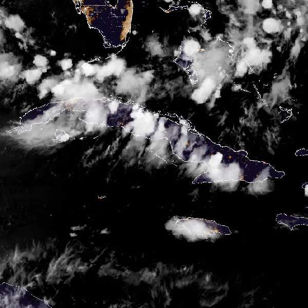 météo tropicale : Image satellite .