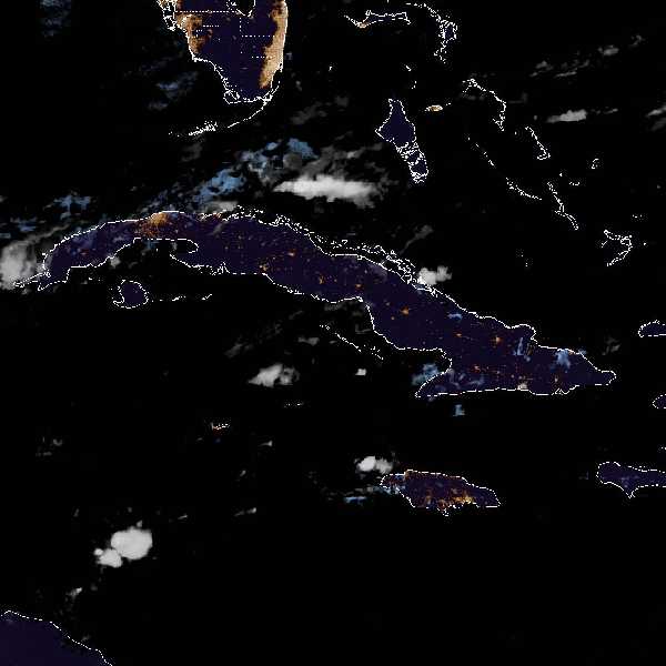 météo tropicale : Image satellite .