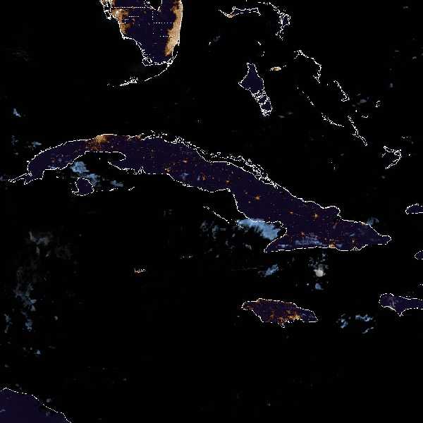 météo tropicale : Image satellite .