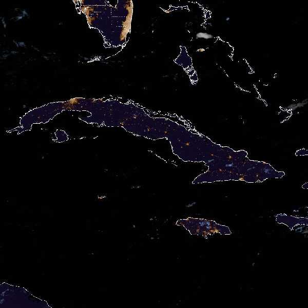 météo tropicale : Image satellite .