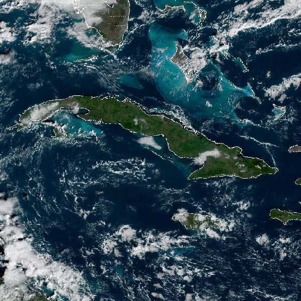 météo tropicale : Image satellite .