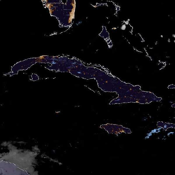 météo tropicale : Image satellite .