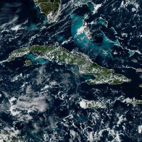 météo tropicale : Image satellite .