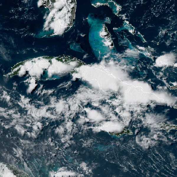 météo tropicale : Image satellite .