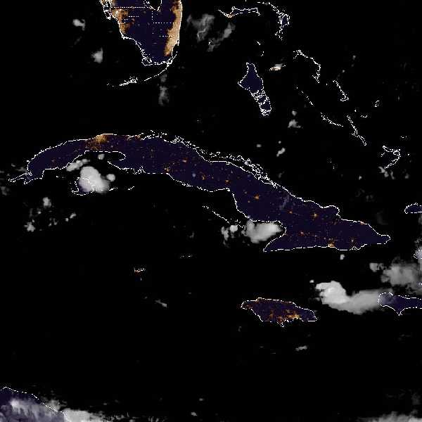 météo tropicale : Image satellite .