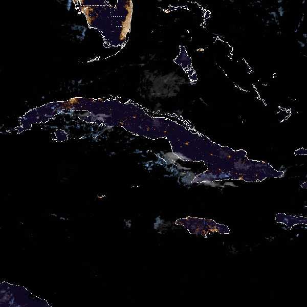 météo tropicale : Image satellite .