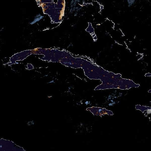 météo tropicale : Image satellite .