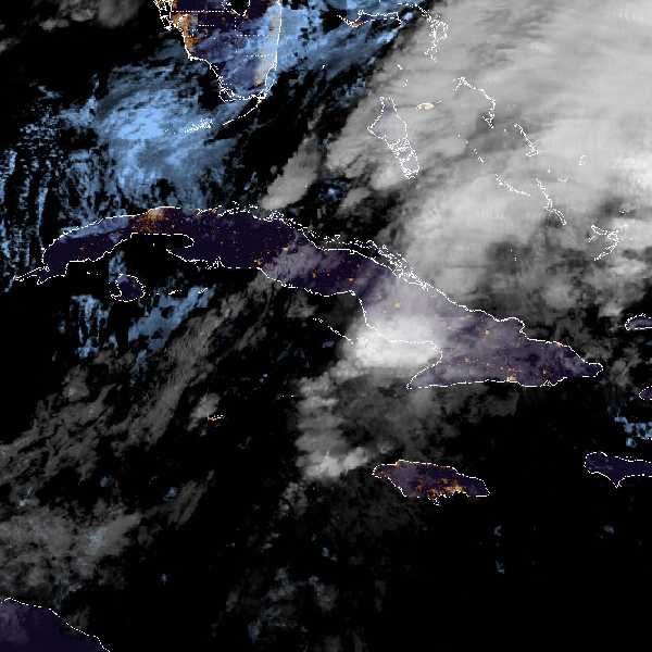 météo tropicale : Image satellite .