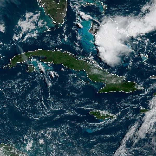 météo tropicale : Image satellite .