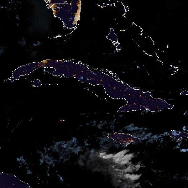 météo tropicale : Image satellite .