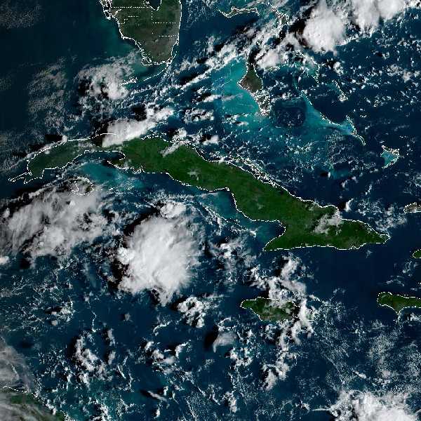 météo tropicale : Image satellite .