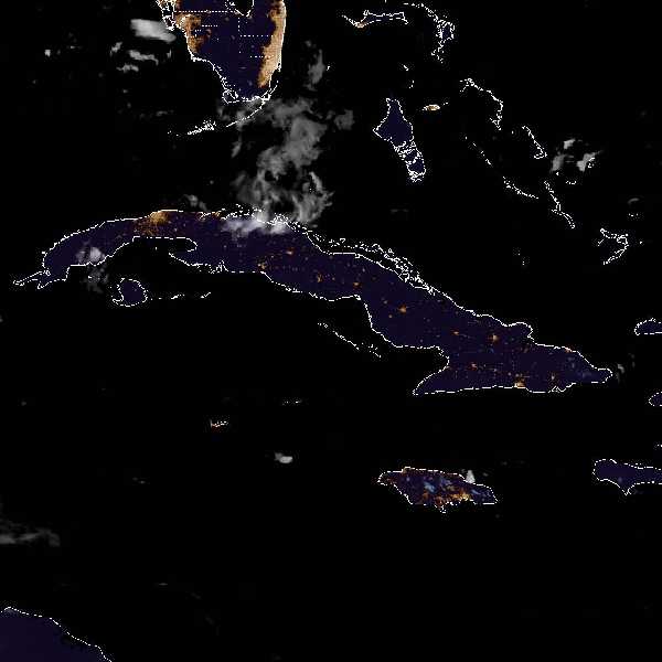 météo tropicale : Image satellite .