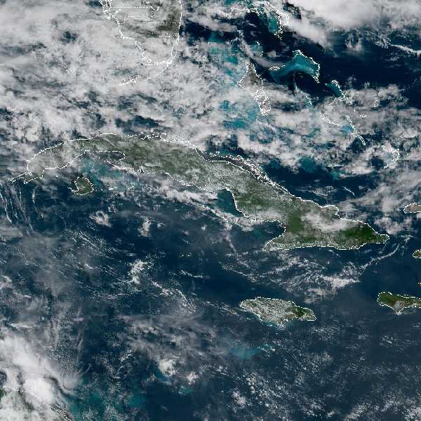 météo tropicale : Image satellite .