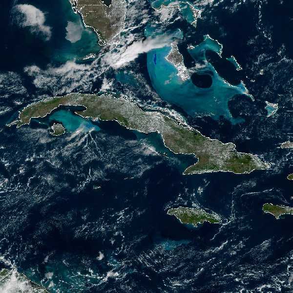 météo tropicale : Image satellite .