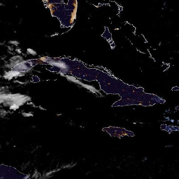 météo tropicale : Image satellite .