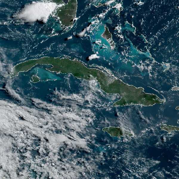 météo tropicale : Image satellite .