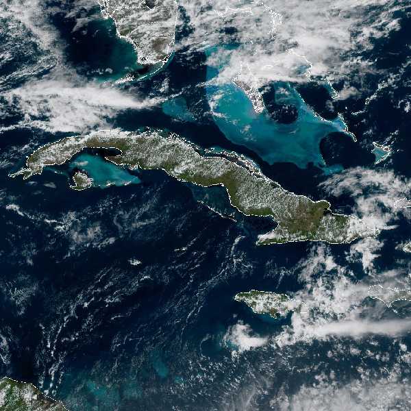 météo tropicale : Image satellite .