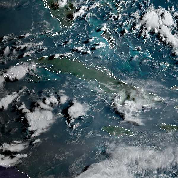 météo tropicale : Image satellite .