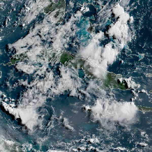 météo tropicale : Image satellite .