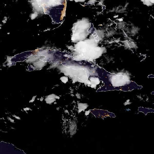 météo tropicale : Image satellite .