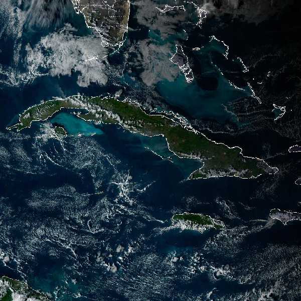 météo tropicale : Image satellite .