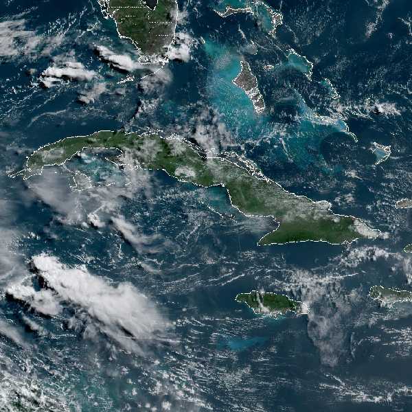 météo tropicale : Image satellite .