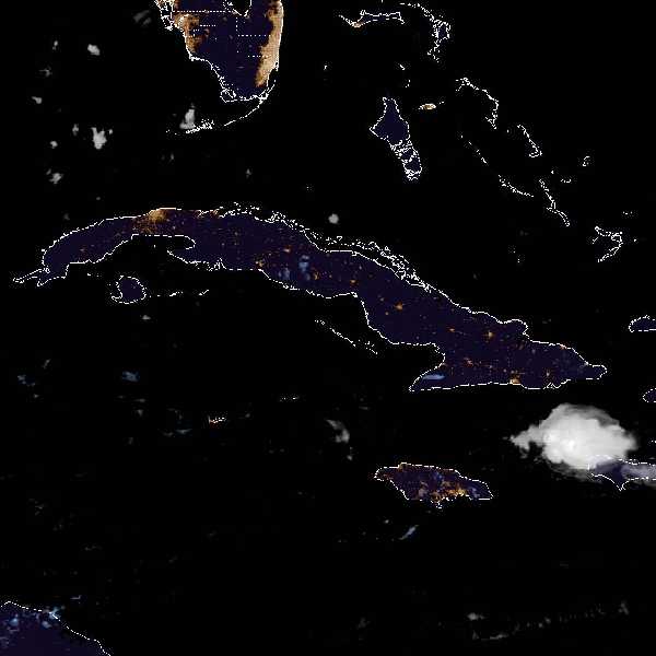 météo tropicale : Image satellite .