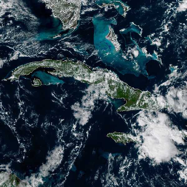 météo tropicale : Image satellite .