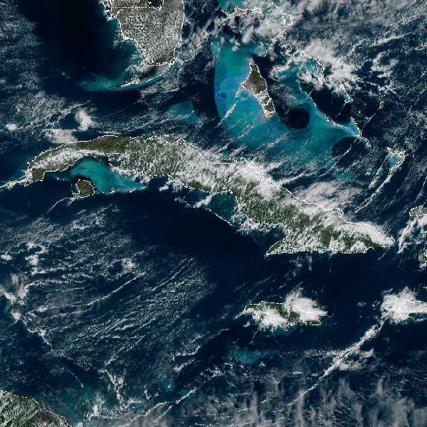 météo tropicale : Image satellite .