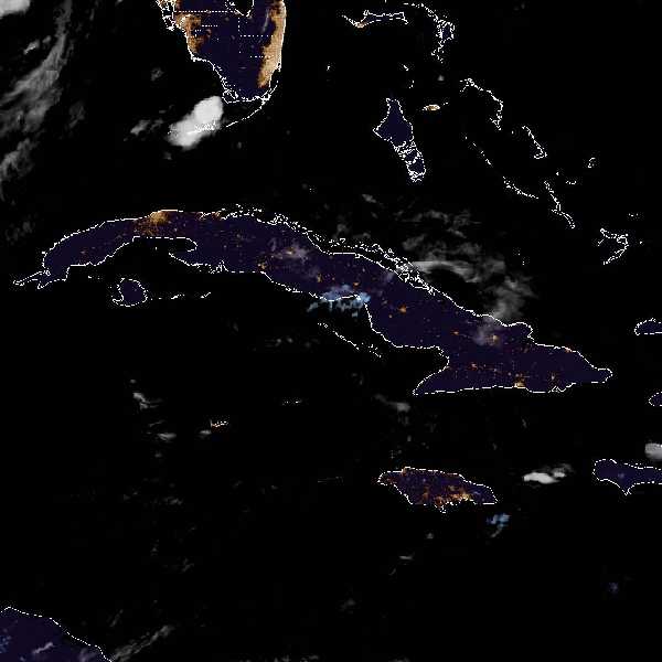 météo tropicale : Image satellite .