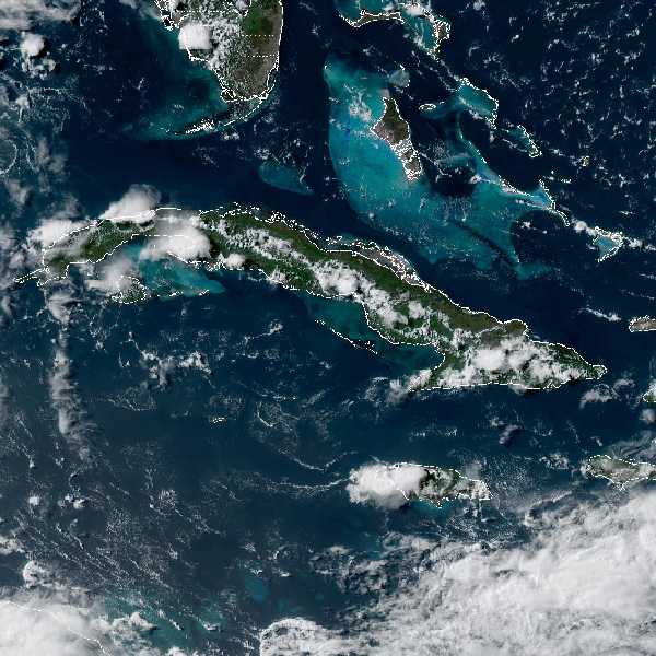 météo tropicale : Image satellite .