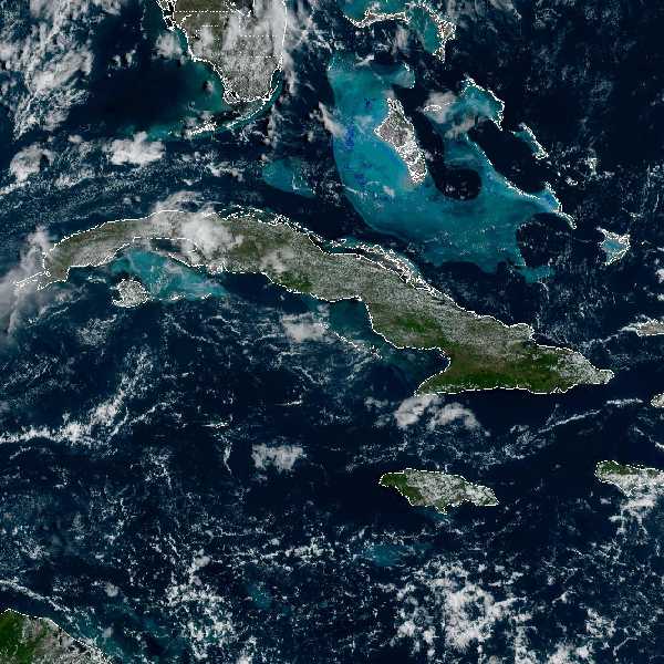 météo tropicale : Image satellite .