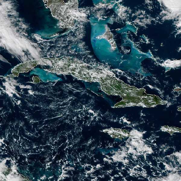 météo tropicale : Image satellite .