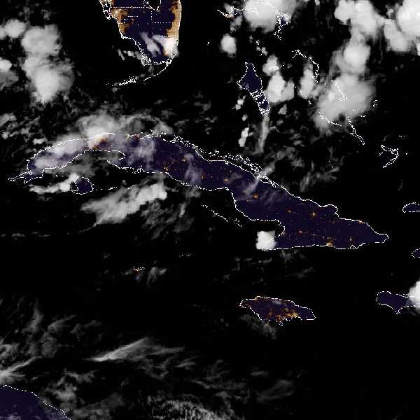 météo tropicale : Image satellite .
