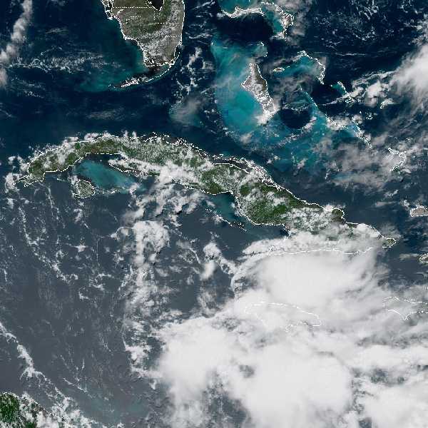 météo tropicale : Image satellite .