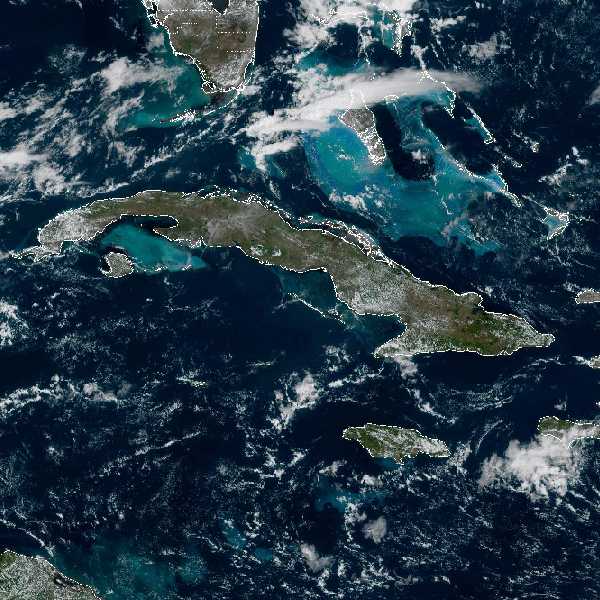 météo tropicale : Image satellite .