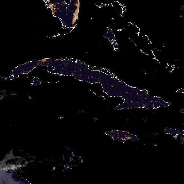 météo tropicale : Image satellite .