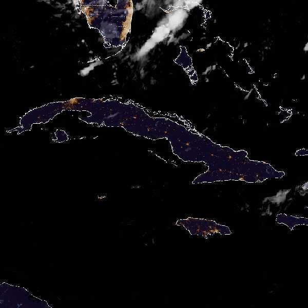 météo tropicale : Image satellite .